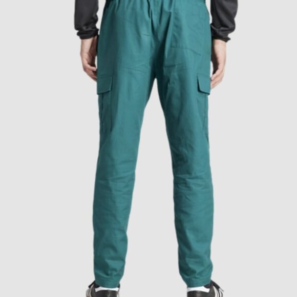 NWT Adidas Originals Woven Cargo Pants in Collegiate Green - Picture 4 of 6